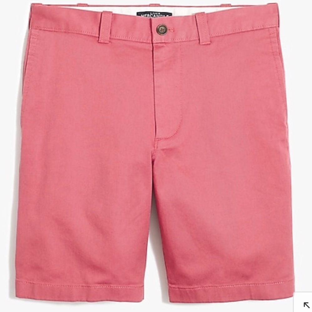 JCrew 9" Gramercy khaki short size 33 Dusty Rose